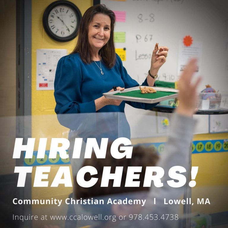 Hiring Christian Teachers! UniteBoston